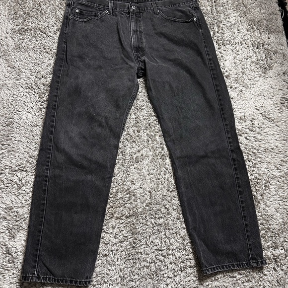 Levi 505 42x32 Black Jeans - Picture 3 of 4